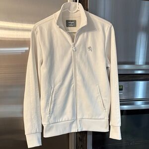 Express Men's Cream Full-Zip Jacket